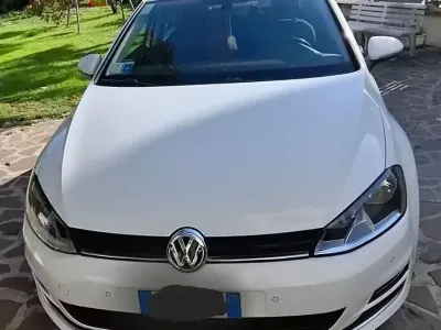 Usata VW Golf VII 110 CV (80 kW) 2015 Bianco Berlina