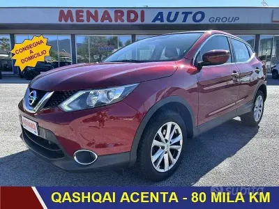 Usata Nissan Qashqai Acenta 110 CV (80 kW) 2017 Rosso SUV