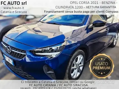 Usata Opel Corsa Elegance 75 CV (55 kW) 2021 Blu Utilitaria