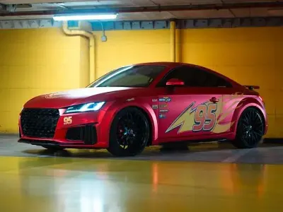 Usata Audi TT Ambiente 245 CV (180 kW) 2021 Rosso Coupé