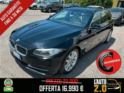 Usata BMW 520 Efficient Dynamics 190 CV (139 kW) 2017 Nero Station wagon