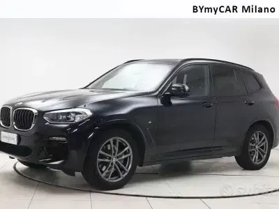 Usata BMW X3 M Sport 190 CV (139 kW) 2021 Nero SUV
