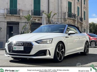 Usata Audi A5 Cabriolet Advanced 190 CV (139 kW) 2021 Bianco Cabrio