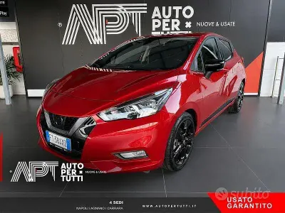 Usata Nissan Micra Tekna 90 CV (66 kW) 2019 Rosso Utilitaria