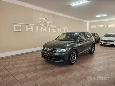 Usata VW Tiguan R-line BlueMotion 116 CV (85 kW) 2018 Grigio SUV