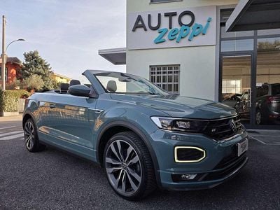 Usata VW T-Roc Cabriolet R-line 150 CV (110 kW) 2021 Cactus green Cabrio