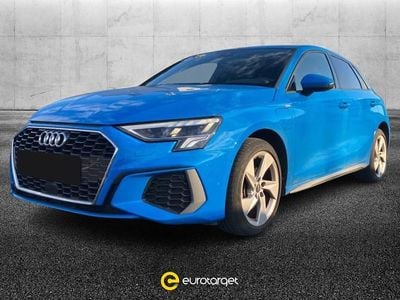Usata Audi A3 e-tron S-Line 204 CV (150 kW) 2023 Blu pastello Utilitaria