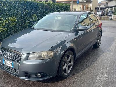 Usata Audi A3 105 CV (77 kW) 2007 Blu Utilitaria