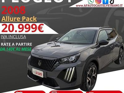 Usata Peugeot 2008 Allure 101 CV (74 kW) 2024 Grigio SUV