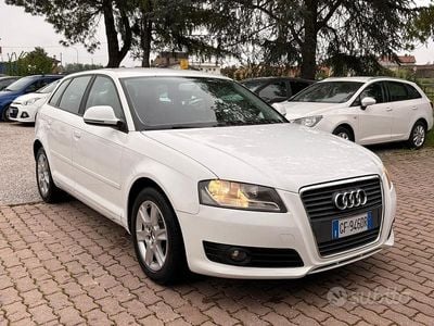 Usata Audi A3 Ambition 105 CV (77 kW) 2009 Bianco Utilitaria