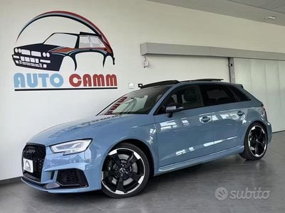 Usata Audi RS3 Comfort 400 CV (294 kW) 2020 Blu Berlina