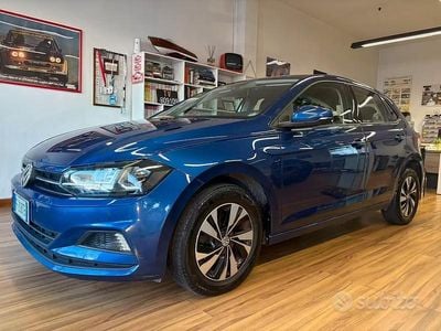 Usata VW Polo 95 CV (69 kW) 2018 Blu Utilitaria