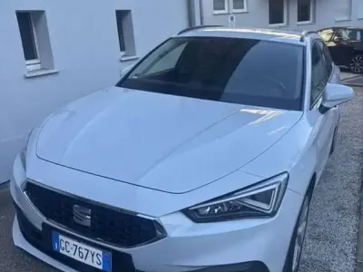 Usata Seat Leon 150 CV (110 kW) 2020 Bianco Station wagon