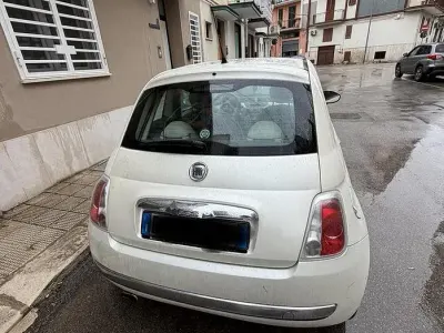 Usado Fiat 500 Lounge 75 CV (55 kW) 2008 Blanco Berlina