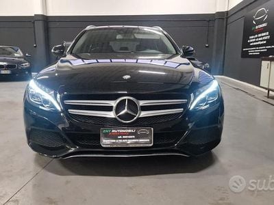 Usata Mercedes C200 Business 136 CV (100 kW) 2016 Nero Station wagon