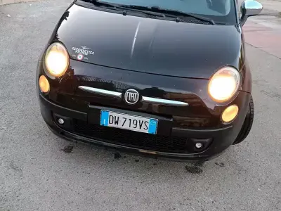 Usata Fiat 500 75 CV (55 kW) 2009 Nero Cabrio