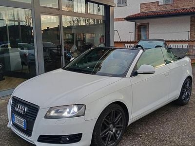 Usata Audi A3 Cabriolet Ambition 140 CV (102 kW) 2009 Bianco Cabrio