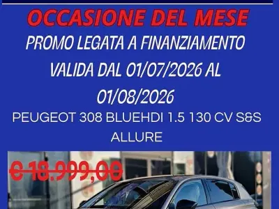 Usata Peugeot 308 Allure 131 CV (96 kW) 2022 Argento Berlina