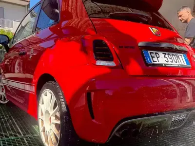 Usata Abarth 595 Competizione 160 CV (117 kW) 2013 Rosso Berlina
