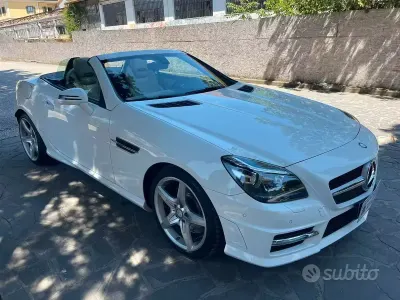 Usata Mercedes SLK250 Premium 204 CV (150 kW) 2015 Bianco Cabrio
