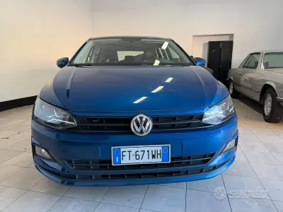 Usata VW Polo Comfortline 80 CV (58 kW) 2018 Blu Utilitaria