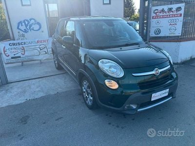 Usata Fiat 500L Trekking 95 CV (69 kW) 2015 Verde Monovolume