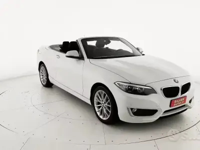 Usata BMW 218 Advantage 150 CV (110 kW) 2016 Bianco Cabrio
