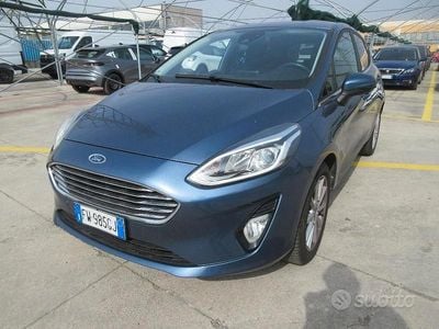 Usata Ford Fiesta Titanium 75 CV (55 kW) 2019 Blu Utilitaria