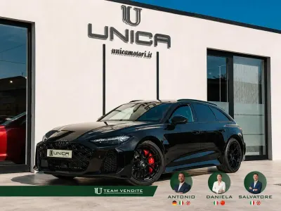 Nuova Audi RS5 Performance 639 CV (469 kW) 2026 Nero Station wagon