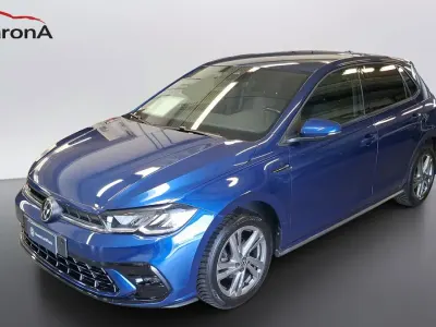 Usata VW Polo R-line 95 CV (69 kW) 2023 Reef blue metallizzato Utilitaria