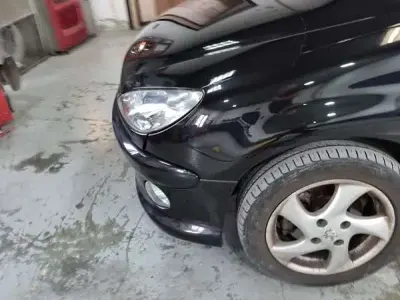 Usata Peugeot 206 CC 109 CV (80 kW) 2004 Nero Cabrio