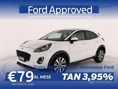Usata Ford Puma Titanium X 125 CV (91 kW) 2022 Bianco frozen SUV