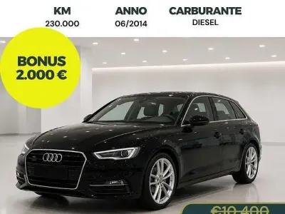 Usata Audi A3 Ambition 150 CV (110 kW) 2014 Nero Berlina