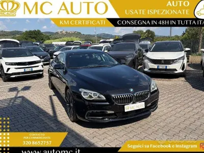 Usata BMW 640 Luxury Line 313 CV (230 kW) 2015 Nero Coupé
