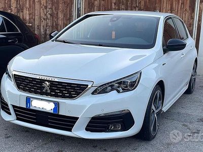 Usata Peugeot 308 GT-line 120 CV (88 kW) 2017 Bianco Berlina