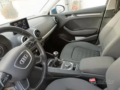 Usata Audi A3 110 CV (80 kW) 2017 Blu Berlina
