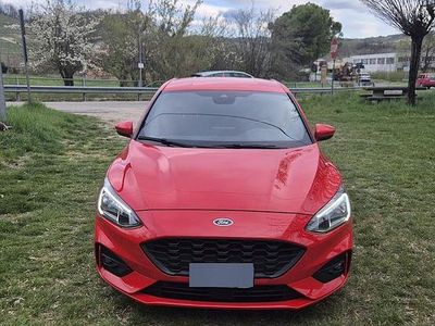 Usata Ford Focus ST-Line 125 CV (91 kW) 2019 Rosso Berlina