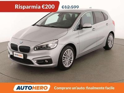 Usata BMW 218 Active Tourer Luxury Line 150 CV (110 kW) 2015 Argento Monovolume