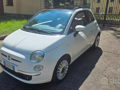 Usata Fiat 500 Lounge 69 CV (50 kW) 2010 Bianco Berlina