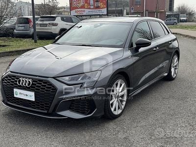 Usata Audi A3 Sportback S-Line 116 CV (85 kW) 2023 Grigio Utilitaria