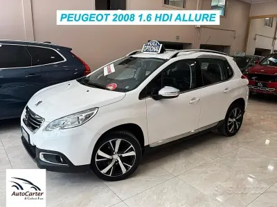 Usata Peugeot 2008 Allure 92 CV (67 kW) 2014 Bianco SUV