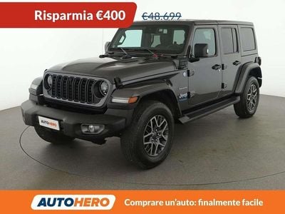 Usata Jeep Wrangler Sahara 272 CV (200 kW) 2022 Grigio SUV