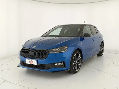 Usata Skoda Fabia Monte Carlo 150 CV (110 kW) 2023 Blu race metallizzato nero tulipano perl Utilitaria