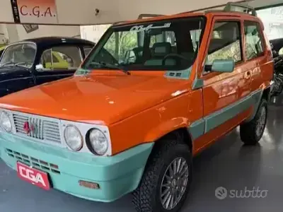 Usata Fiat Panda 4x4 50 CV (36 kW) 1993 Arancione Utilitaria