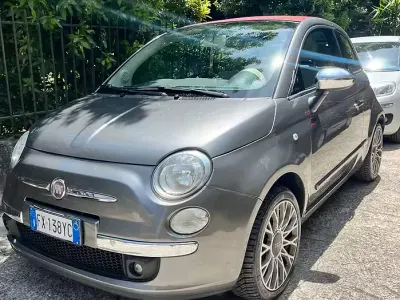 Usata Fiat 500 Lounge 69 CV (50 kW) 2015 Grigio Cabrio