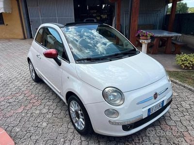 Usata Fiat 500C Lounge 75 CV (55 kW) 2010 Bianco Cabrio