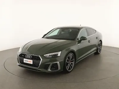 Usata Audi A5 Sportback S-Line 204 CV (150 kW) 2022 Verde Utilitaria