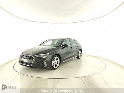 Usata Audi A3 S-Line 150 CV (110 kW) 2024 Nero mythos metallizzato Berlina