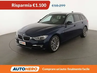 Usata BMW 325 Luxury Line 224 CV (164 kW) 2017 Blu/azzurro Station wagon