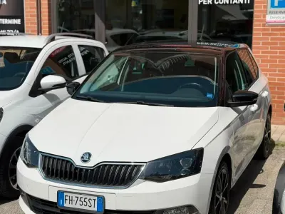 Usata Skoda Fabia Ambition 75 CV (55 kW) 2017 Bianco Berlina